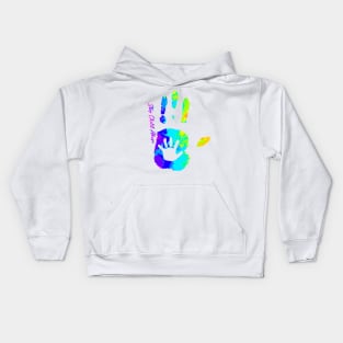 Stop Child Abuse Tie Dye Kids Hoodie